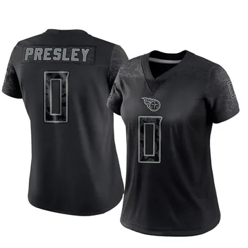 Women's Hal Presley Tennessee Titans Nike Limited Reflective Jersey - Black