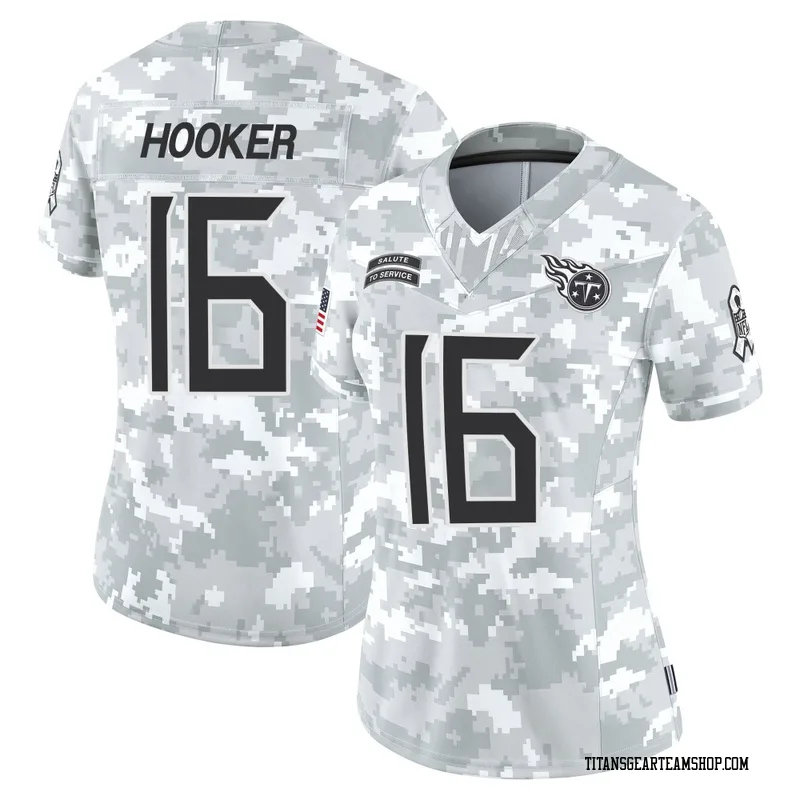 Women's Hendon Hooker Tennessee Titans Nike Limited 2024 Salute to Service Jersey - Arctic Camo