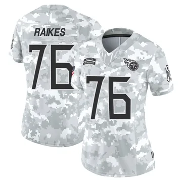 Women's Isaiah Raikes Tennessee Titans Nike Limited 2024 Salute to Service Jersey - Arctic Camo