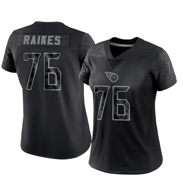 Women's Isaiah Raikes Tennessee Titans Nike Limited Reflective Jersey - Black