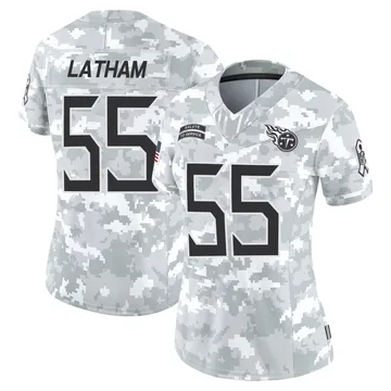 Women's JC Latham Tennessee Titans Nike Limited 2024 Salute to Service Jersey - Arctic Camo