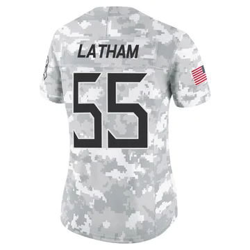 Women's JC Latham Tennessee Titans Nike Limited 2024 Salute to Service Jersey - Arctic Camo