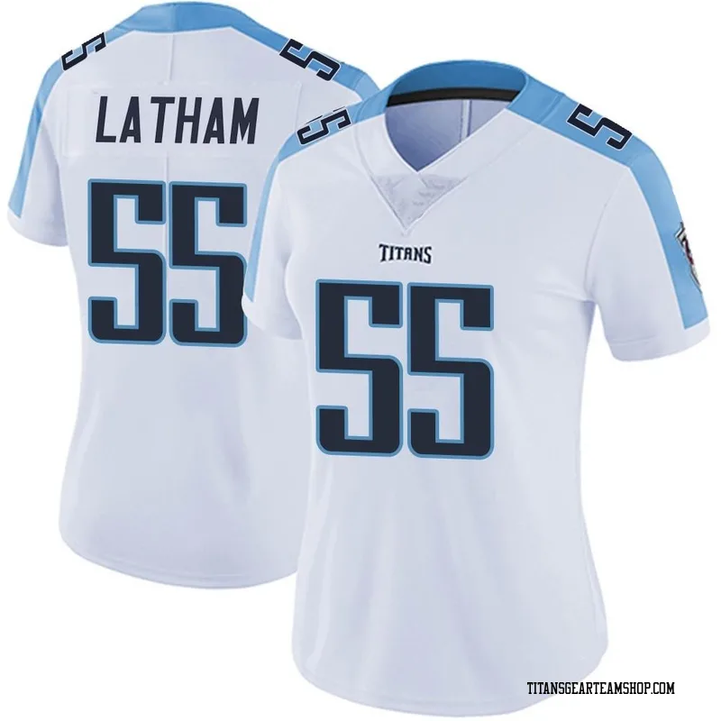 Women's JC Latham Tennessee Titans Nike Limited Vapor Untouchable Jersey - White