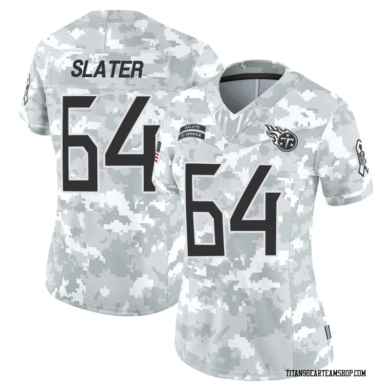 Women's Jackson Slater Tennessee Titans Nike Limited 2024 Salute to Service Jersey - Arctic Camo