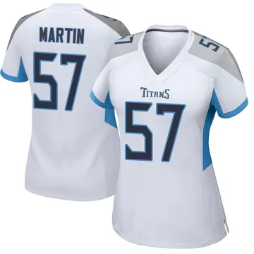 Women's Jacob Martin Tennessee Titans Nike Game Jersey - White