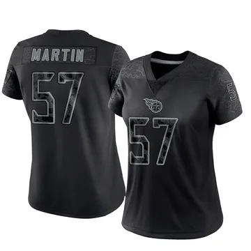 Women's Jacob Martin Tennessee Titans Nike Limited Reflective Jersey - Black