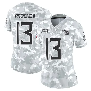 Women's James Proche II Tennessee Titans Nike Limited 2024 Salute to Service Jersey - Arctic Camo