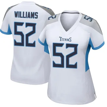 Women's James Williams Tennessee Titans Nike Game Jersey - White