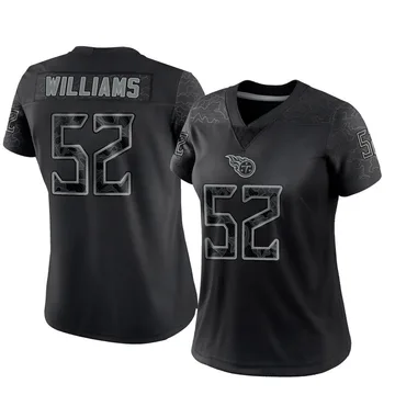 Women's James Williams Tennessee Titans Nike Limited Reflective Jersey - Black