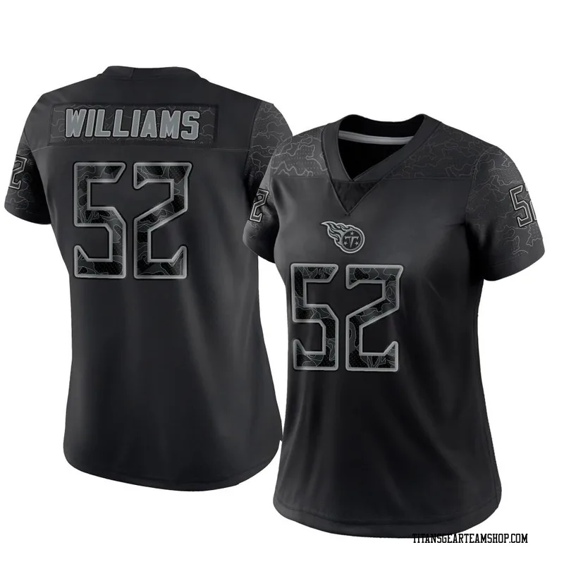 Women's James Williams Tennessee Titans Nike Limited Reflective Jersey - Black