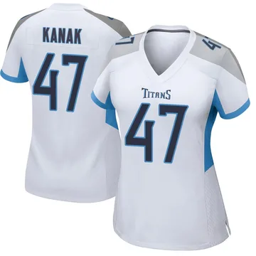 Women's Jaren Kanak Tennessee Titans Nike Game Jersey - White