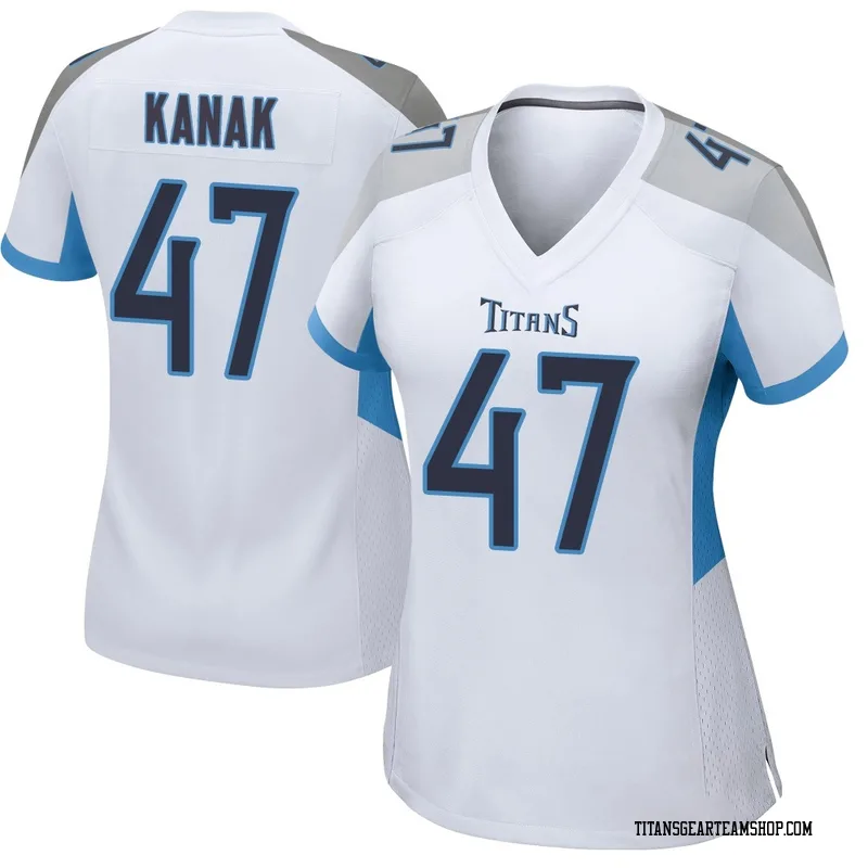 Women's Jaren Kanak Tennessee Titans Nike Game Jersey - White