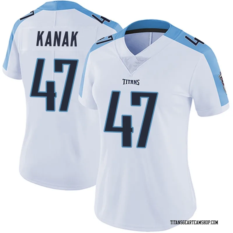 Women's Jaren Kanak Tennessee Titans Nike Limited Vapor Untouchable Jersey - White
