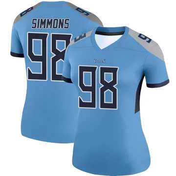 Women's Jeffery Simmons Tennessee Titans Nike Legend Jersey - Light Blue