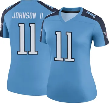 Women's Jermaine Johnson II Tennessee Titans Nike Legend Color Rush Jersey - Light Blue