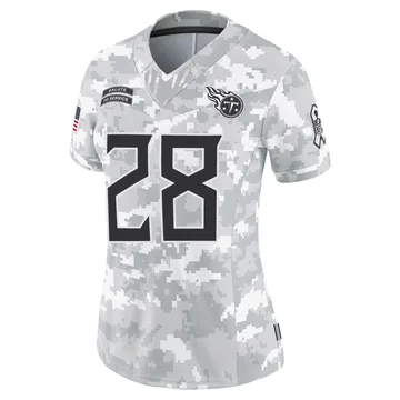 Women's Jermari Harris Tennessee Titans Nike Limited 2024 Salute to Service Jersey - Arctic Camo
