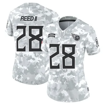 Women's Jerrick Reed II Tennessee Titans Nike Limited 2024 Salute to Service Jersey - Arctic Camo
