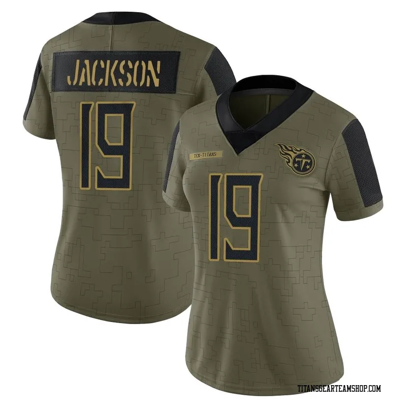 Women's Jha'Quan Jackson Tennessee Titans Nike Limited 2021 Salute To Service Jersey - Olive