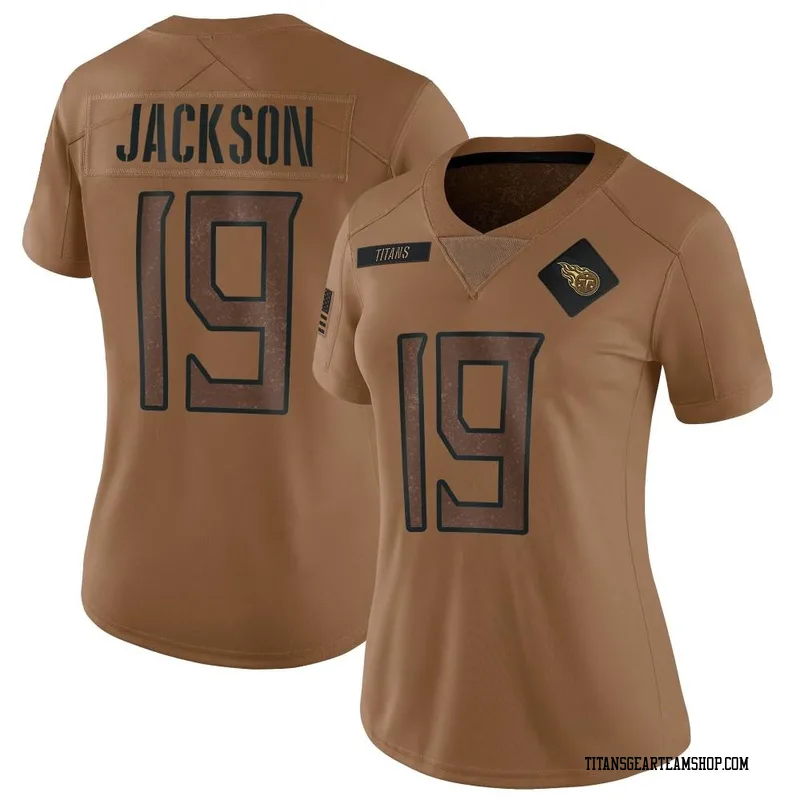 Women's Jha'Quan Jackson Tennessee Titans Nike Limited 2023 Salute To Service Jersey - Brown