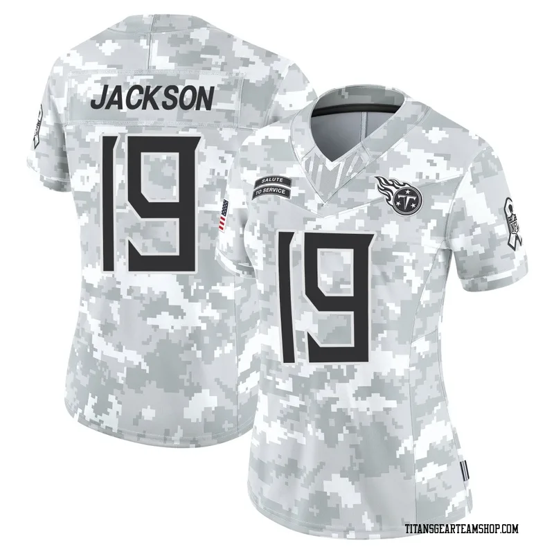 Women's Jha'Quan Jackson Tennessee Titans Nike Limited 2024 Salute to Service Jersey - Arctic Camo