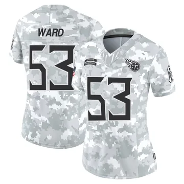 Women's Jihad Ward Tennessee Titans Nike Limited 2024 Salute to Service Jersey - Arctic Camo