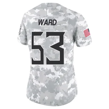 Women's Jihad Ward Tennessee Titans Nike Limited 2024 Salute to Service Jersey - Arctic Camo
