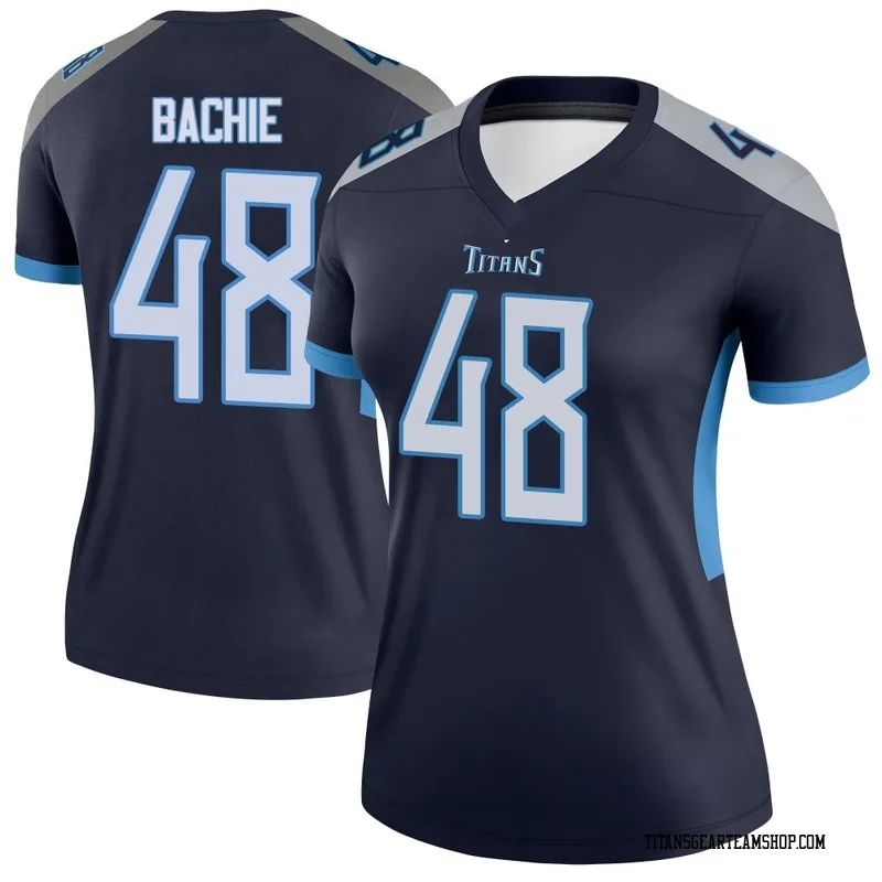 Women's Joe Bachie Tennessee Titans Nike Legend Jersey - Navy