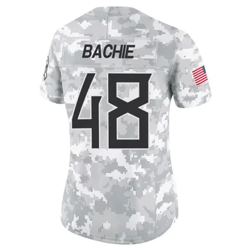 Women's Joe Bachie Tennessee Titans Nike Limited 2024 Salute to Service Jersey - Arctic Camo