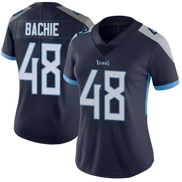 Women's Joe Bachie Tennessee Titans Nike Limited Vapor Untouchable Jersey - Navy