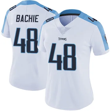 Women's Joe Bachie Tennessee Titans Nike Limited Vapor Untouchable Jersey - White