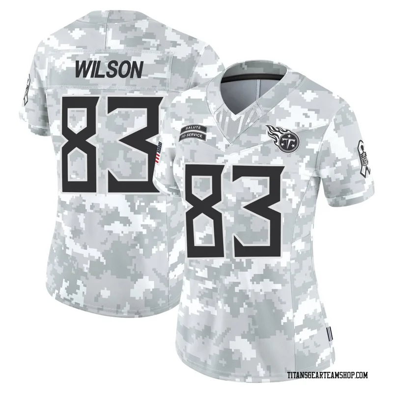 Women's Joel Wilson Tennessee Titans Nike Limited 2024 Salute to Service Jersey - Arctic Camo