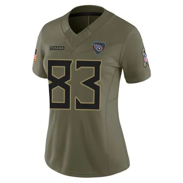 Women's Joel Wilson Tennessee Titans Nike Limited 2025 Salute to Service Jersey - Olive
