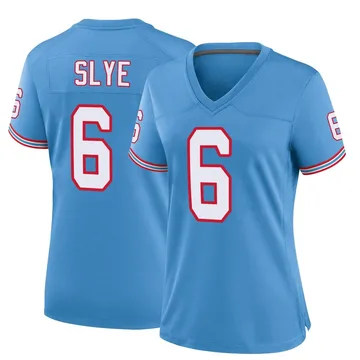 Women's Joey Slye Tennessee Titans Nike Game Oilers Throwback Alternate Jersey - Light Blue