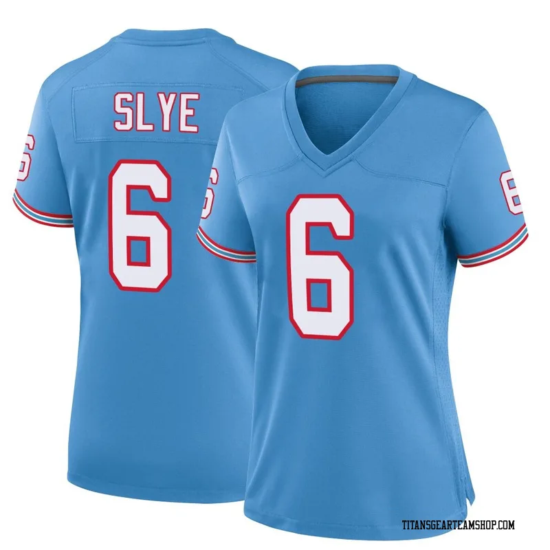 Women's Joey Slye Tennessee Titans Nike Game Oilers Throwback Alternate Jersey - Light Blue