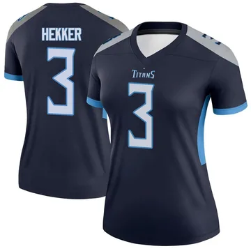 Women's Johnny Hekker Tennessee Titans Nike Legend Jersey - Navy