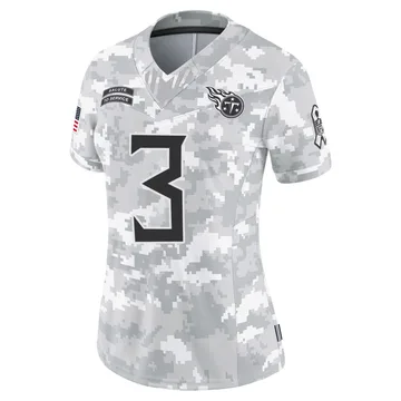Women's Johnny Hekker Tennessee Titans Nike Limited 2024 Salute to Service Jersey - Arctic Camo