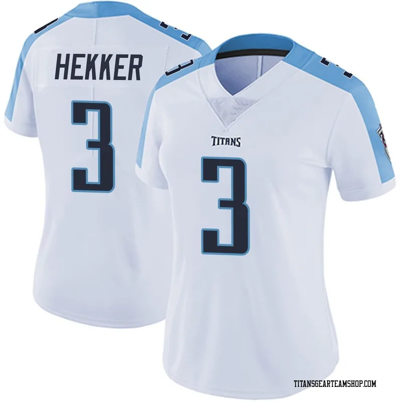 Women's Johnny Hekker Tennessee Titans Nike Limited Vapor Untouchable Jersey - White