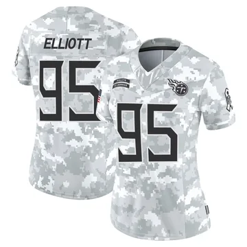 Women's Jordan Elliott Tennessee Titans Nike Limited 2024 Salute to Service Jersey - Arctic Camo