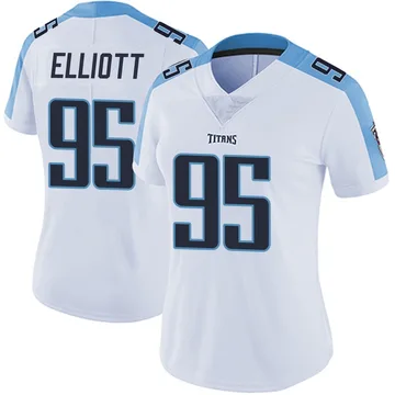 Women's Jordan Elliott Tennessee Titans Nike Limited Vapor Untouchable Jersey - White