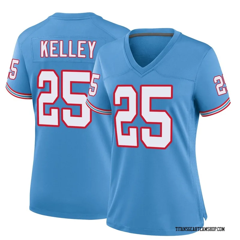Women's Joshua Kelley Tennessee Titans Nike Game Oilers Throwback Alternate Jersey - Light Blue