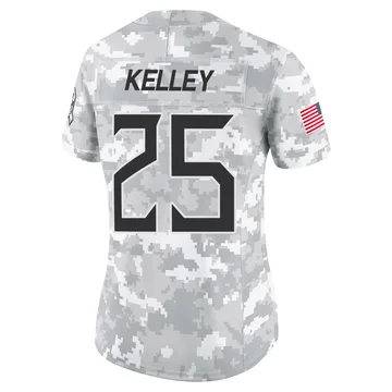 Women's Joshua Kelley Tennessee Titans Nike Limited 2024 Salute to Service Jersey - Arctic Camo