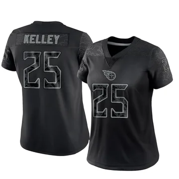 Women's Joshua Kelley Tennessee Titans Nike Limited Reflective Jersey - Black