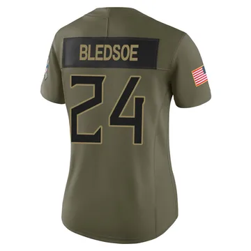 Women's Joshuah Bledsoe Tennessee Titans Nike Limited 2025 Salute to Service Jersey - Olive