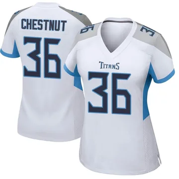 Women's Julius Chestnut Tennessee Titans Nike Game Jersey - White