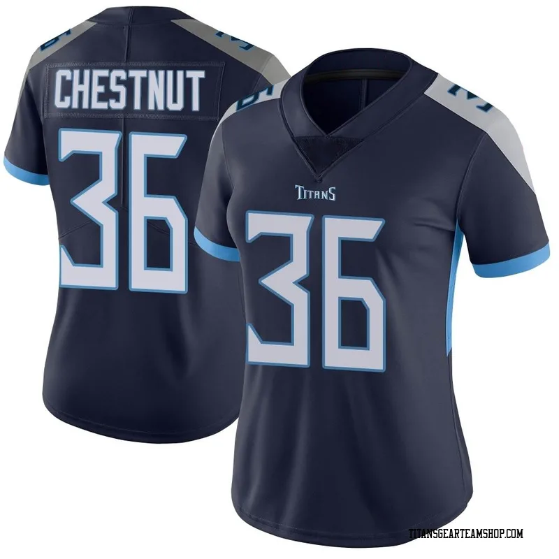 Women's Julius Chestnut Tennessee Titans Nike Limited Vapor Untouchable Jersey - Navy