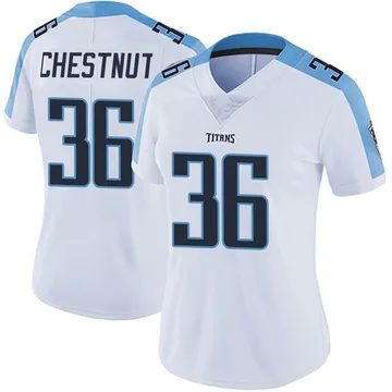 Women's Julius Chestnut Tennessee Titans Nike Limited Vapor Untouchable Jersey - White