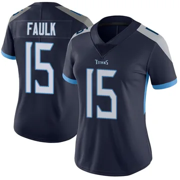 Women's Keldric Faulk Tennessee Titans Nike Limited Vapor Untouchable Jersey - Navy