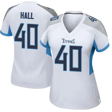 Women's Kemon Hall Tennessee Titans Nike Game Jersey - White