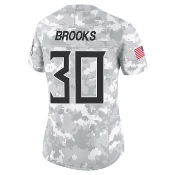 Women's Kendell Brooks Tennessee Titans Nike Limited 2024 Salute to Service Jersey - Arctic Camo