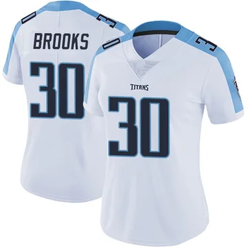 Women's Kendell Brooks Tennessee Titans Nike Limited Vapor Untouchable Jersey - White